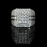 Anillo Presidencial | Plata 925 | Moissanita