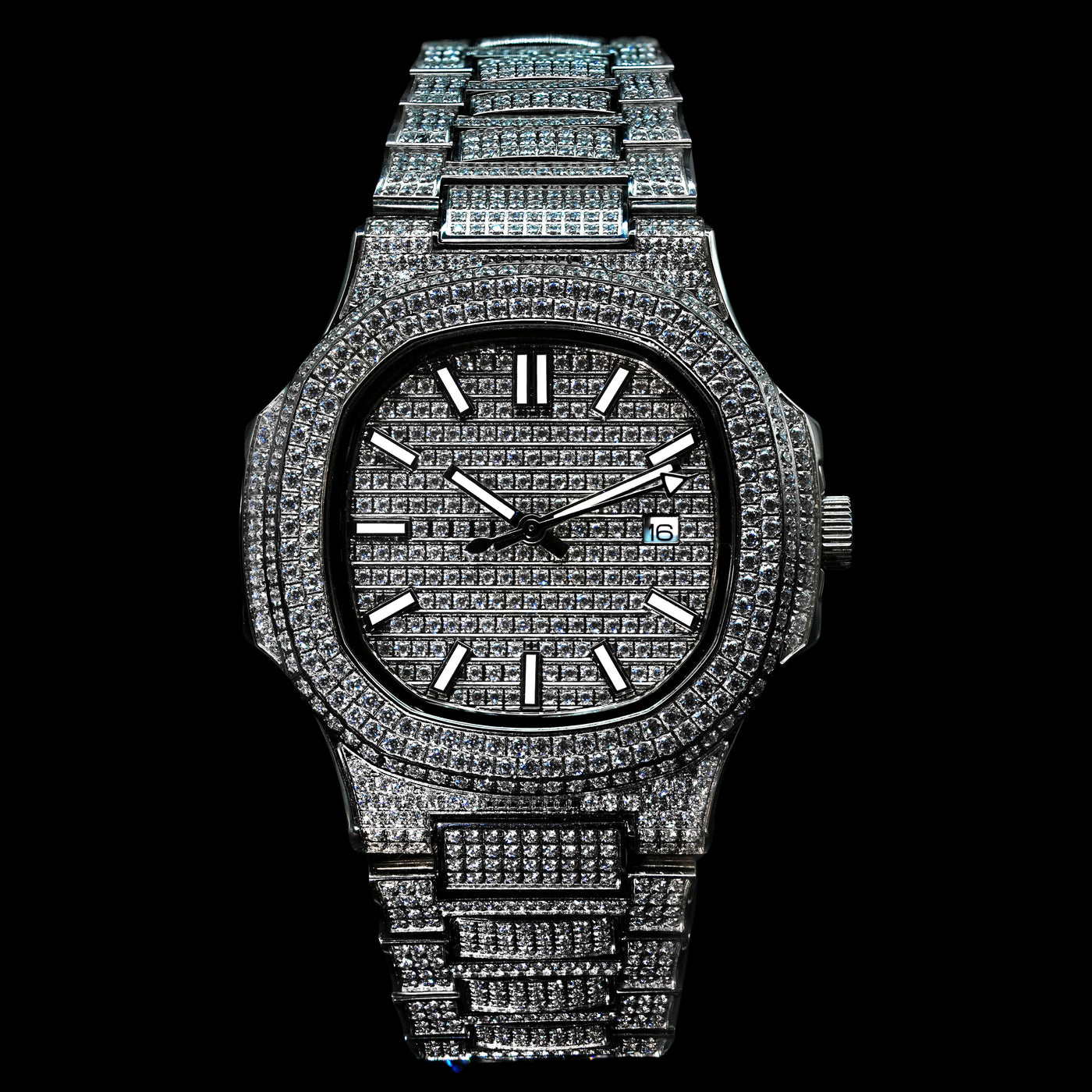 Modell N°0 | Uhr Iced-Out | 38mm