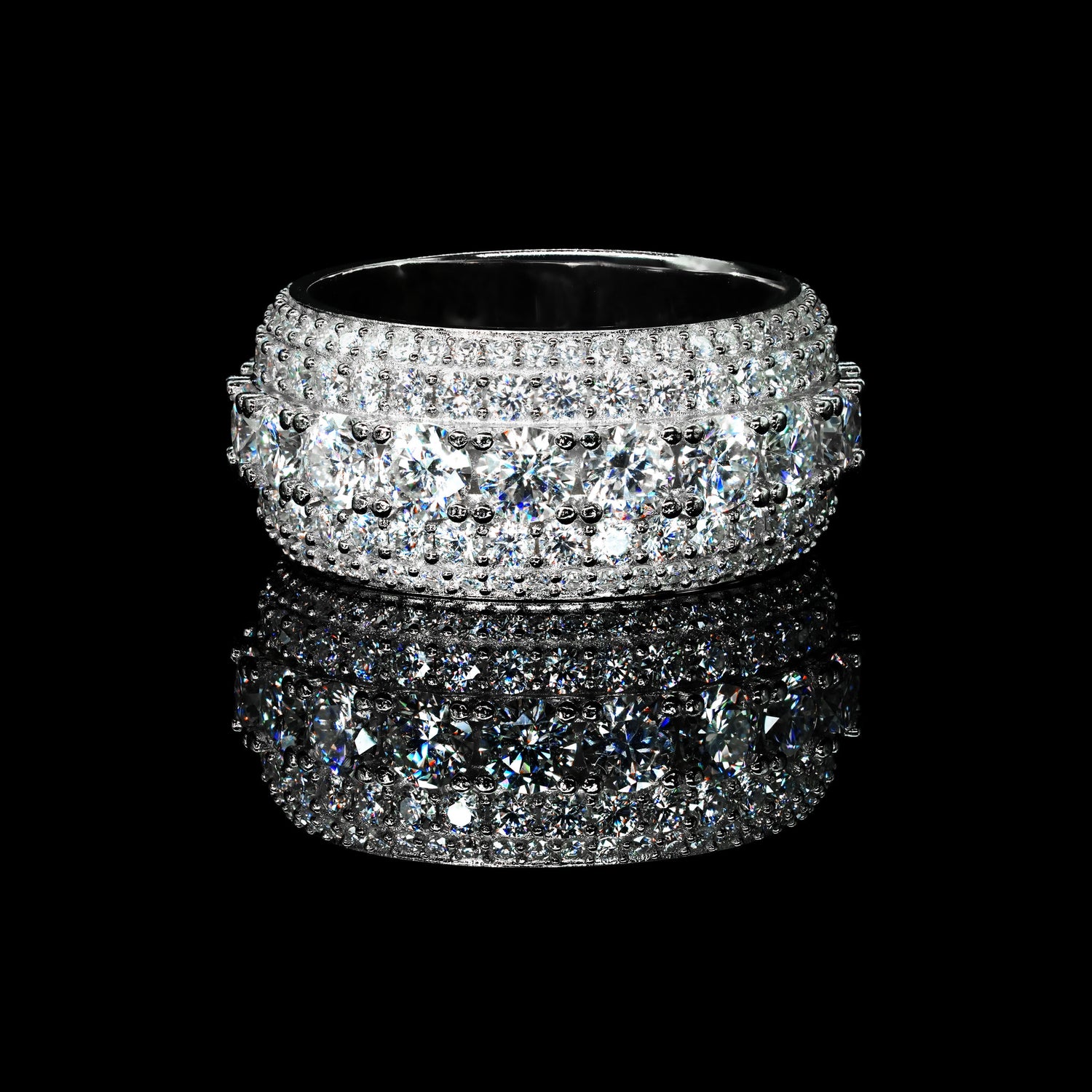 Frostfire Anillo | Plata 925 | moissanita