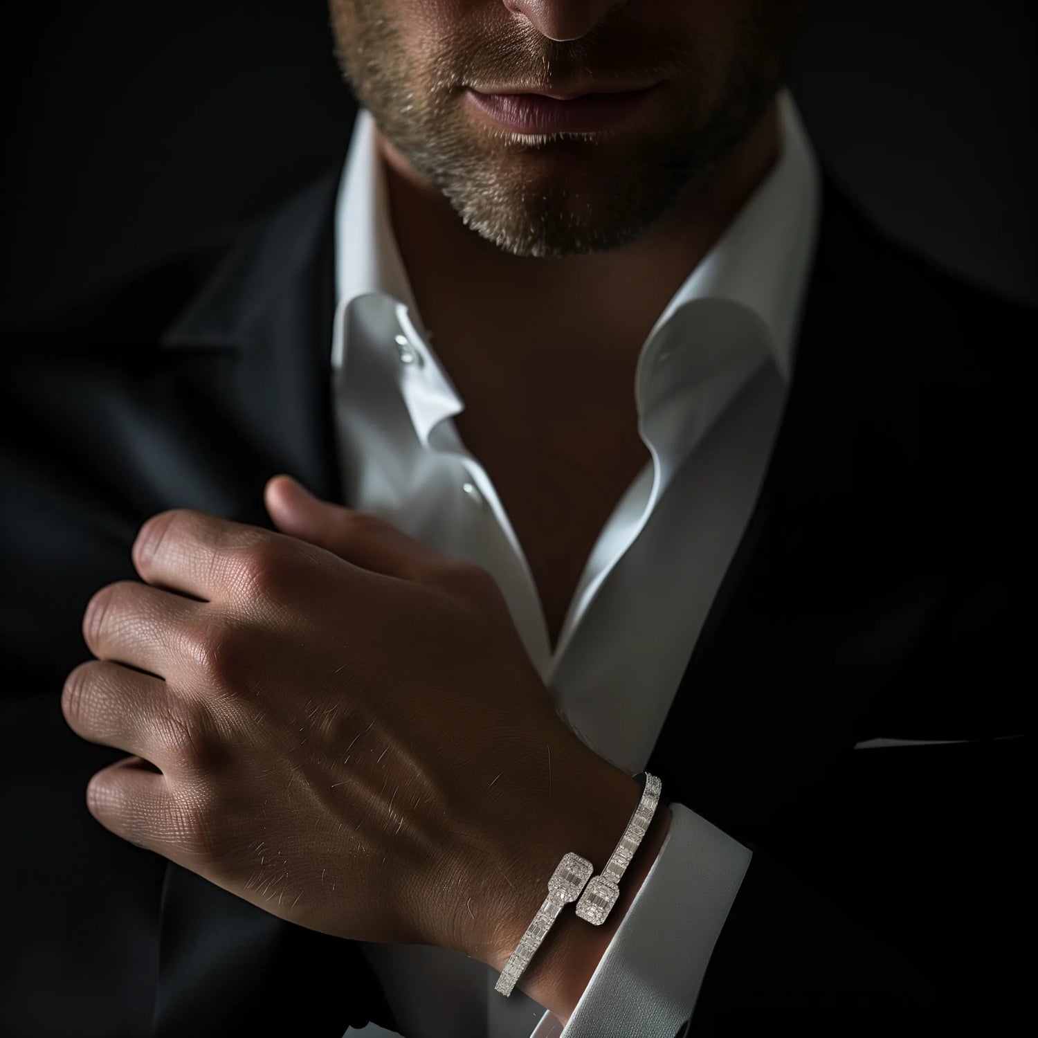 Luxe Line Brazalete | 5mm | Plata 925 | CZ o Moissanite