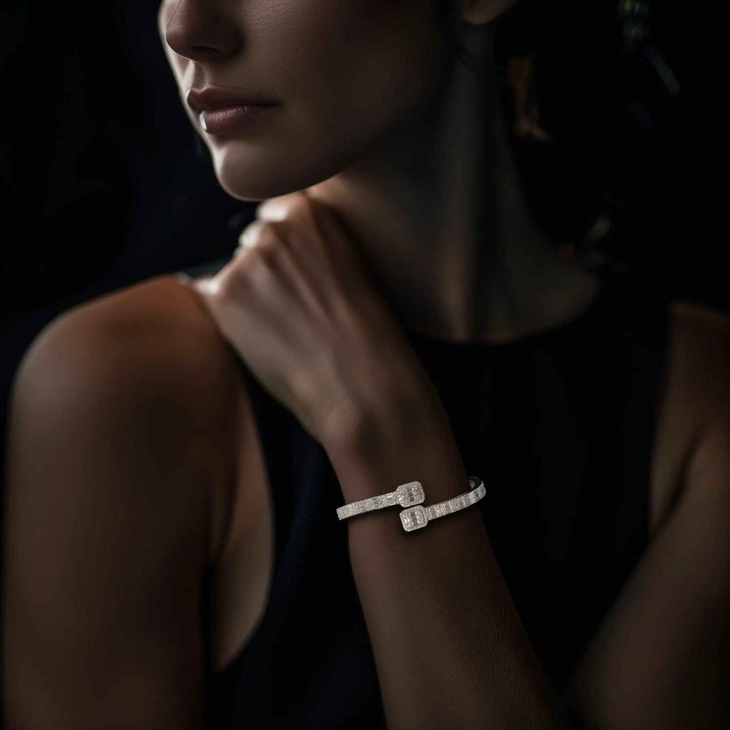 Luxe Line Brazalete | 5mm | Plata 925 | CZ o Moissanite