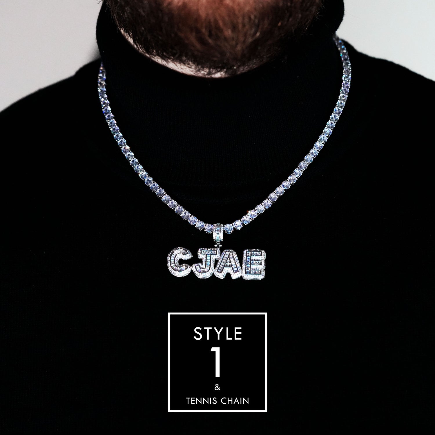 Identificador personalizado Iced-Out | 3 estilos