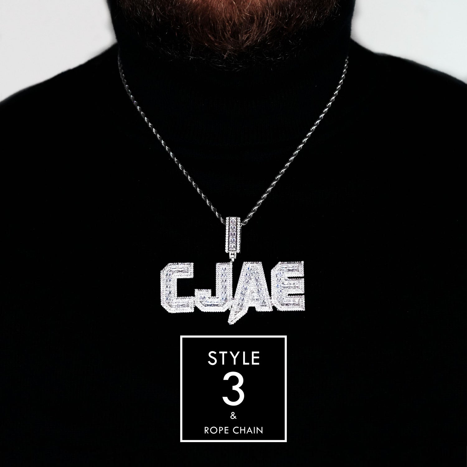 Identificador personalizado Iced-Out | 3 estilos