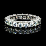 Luxe Crown Anillo | Plata 925 | moissanita