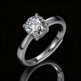 Eternal Luxe 1ct - Anello solitario - Unisize (taglia regolabile)